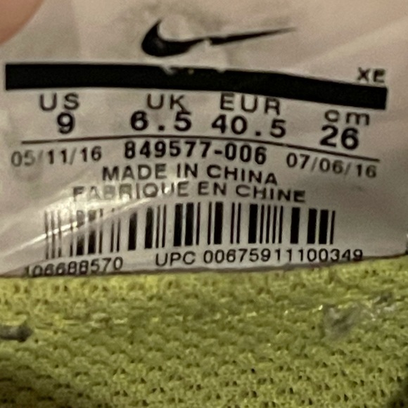 Nike Zoom Structure 20 Grey Pink Sneakers - Picture 10 of 10